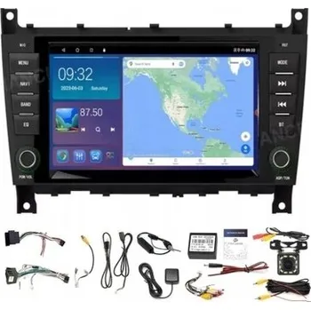 Autorádio AUTORÁDIO NAVIGACE GPS MERCEDES W203 W209 W219 2GB 64GB USB WIFI CARPLAY