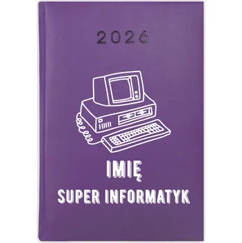 Kalendář Knižní kalendář 2026 A5 FunnyCase fialový