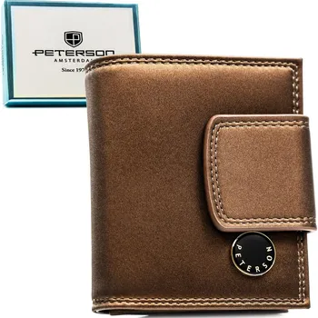 dámská peněženka z přírodní a eko kůže s RFID systémem Barva: Hnědá