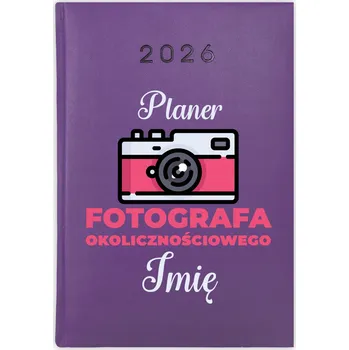 Obraz Knihový kalendář 2026 A5 fialový