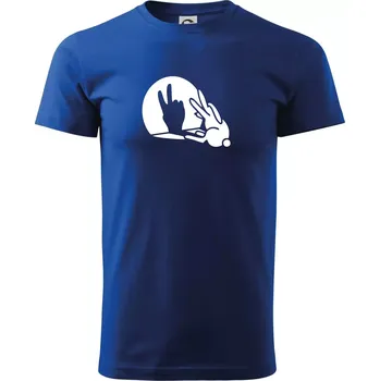 Zajíc stín mír - Triko extra velké (5-8XL) - 6XL ( Královská modrá )