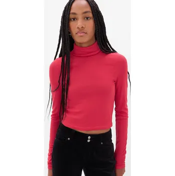 GAP Dívčí Dětský cropped rolák GAP Červená 152 (2304771)