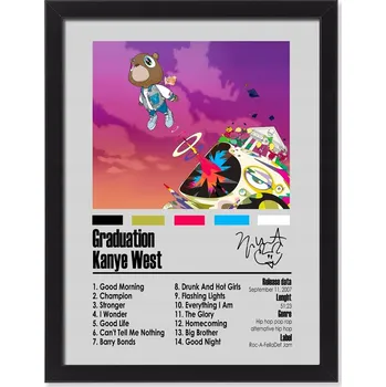 Obraz Obraz v rámu Kanye West - album Graduation (hudba) - 40x30 cm