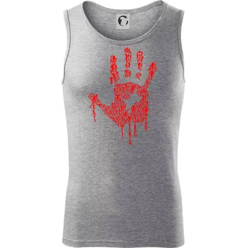 Hand Of Zombies - Tílko pánské Core - 2XL ( Tmavě šedý melír )