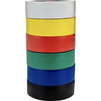 Lepicí páska SILNÁ IZOLAČNÍ PÁSKA PVC VODĚODOLNÁ BAREVNÁ PRO STAVEBNICTVÍ SADA 10 KS