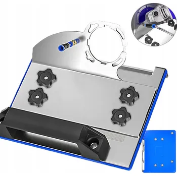 Stojan na brusku STOJAN PRO FAZETOVÁNÍ DLAŽDIC POD ÚHLEM 45 STUPŇŮ, DRŽÁK PRO ÚHLOVOU BRUSKU