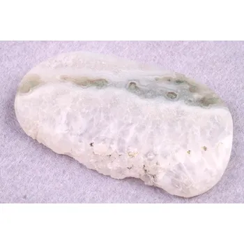 Přírodní kámen Kabošon Moss Druzy Quartz č.5630 (55x32x5mm)