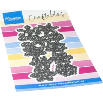 Řezačka papíru Marianne Design Sněhové vločky - vyřezávací kovová šablona Craftables (1ks)