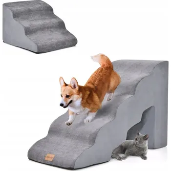 Schůdek Schůdky pro psa Costway 5 stupňů 56 cm nosnost 30 kg