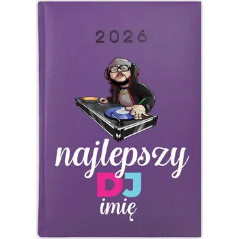 Kalendář Knižkový kalendář 2026 A5 Cute Cups fialový