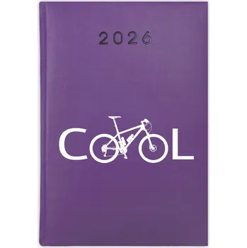 Kalendář Knižní kalendář 2026 A5 FunnyCase fialový