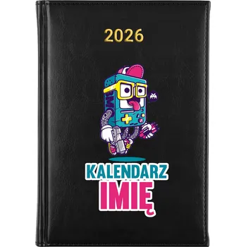 Kalendář Knižkový kalendář 2026 A5 černý
