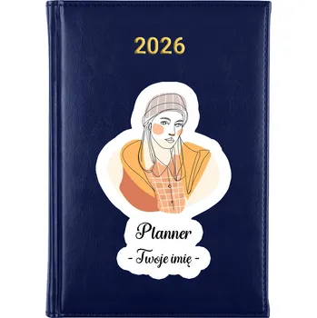 Kalendář Knižní kalendář 2026 A5 modrý