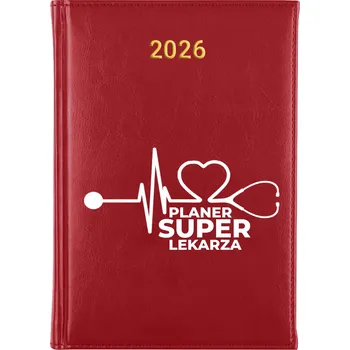 Kalendář Knižní kalendář 2026 A5 FunnyCase červený