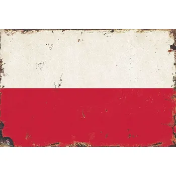 Obraz Cedule Polská vlajka