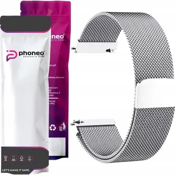 Náramek Univerzální stříbrný náramek Phoneo 22 mm