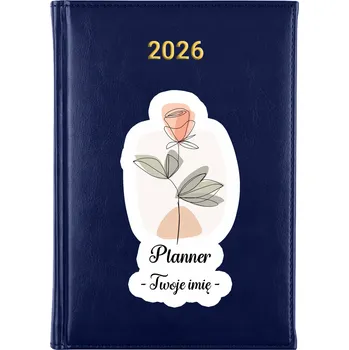 Kalendář Knižní kalendář 2026 A5 modrý