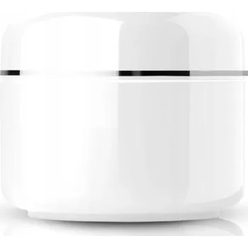 Sklenice BÍLÁ SKLENICE SE STŘÍBRNÝM LEMEM 50 ml S TERMOVIČKOU