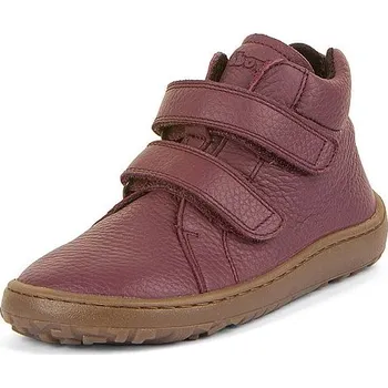 Dětská treková obuv FRODDO dívčí kotníková obuv BAREFOOT AUTUMN G3110263-8A bordo 32