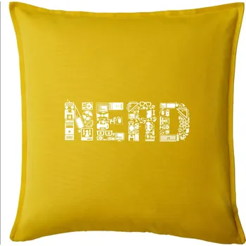 Polštář NERD symbols - Polštář 50x50 - 50x50 - Pouze potah ( Žlutá )