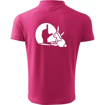 Pánská košile Zajíc stín loser - Polokošile pánská Pique Polo 203 - 5XL ( Purpurová )