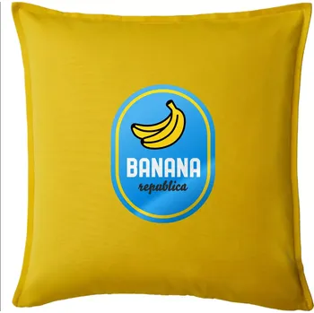 Polštář Banana republica - Polštář 50x50 - 50x50 - Pouze potah ( Žlutá )