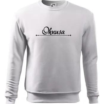 Pánská mikina Staročeština - Ohnusa - nestoudník, hanebník, nemrava - Mikina Essential pánská - 2XL ( Bílá )