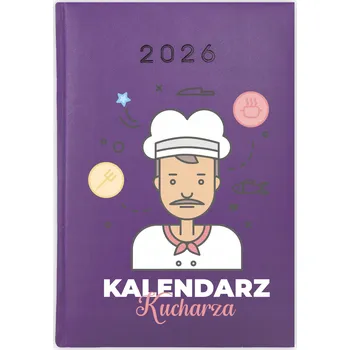 Kalendář Knihový kalendář 2026 A5 fialový