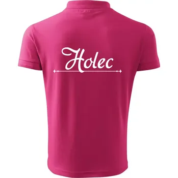 Pánská košile Staročeština - Holec - holobrádek nebo plešoun - Polokošile pánská Pique Polo 203 - 3XL ( Purpurová )