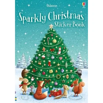 První čtění Sparkly Christmas Sticker Book - Patchett, Fiona