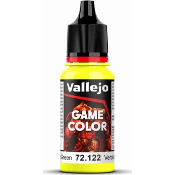 Modelářská barva VALLEJO GAME COLOR - 72122 Bile Green 18ml - Žlučově zelená akrylová barva 18ml