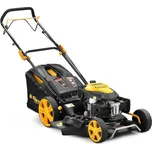 Riwall PRO RPM 5355 multifunkční travní sekačka 4 v 1 s benzinovým motorem a pojezdem