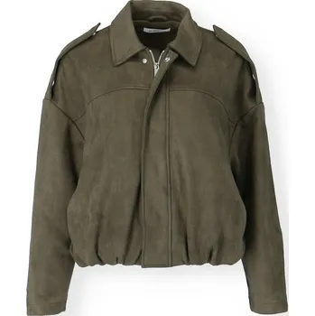 Dámská stylová bunda K-ZELL 8788 barva: zelená-khaki, velikost: S