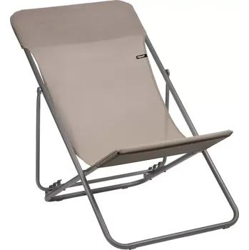 Zahradní lehátko Profi polohovací lehátko HELIO XL hnědá Chataigne