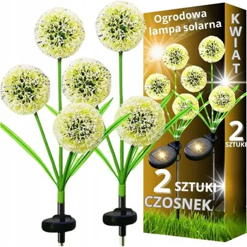 Venkovní osvětlení 2x SOLÁRNÍ DEKORATIVNÍ LED LAMPA KVĚTINOVÁ ZAHRADNÍ ZAPICHOVACÍ SOLÁRNÍ SVĚTLA