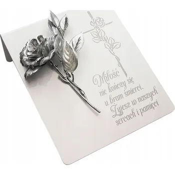 Smuteční dekorace DEKORACE na hrob S GRAVÍROVÁNÍM HŘBITOVNÍ SVÍČKA podstavec na hřbitov STABILIZOVANÁ RŮŽE