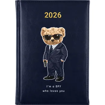 Kalendář Knižkový kalendář 2026 A5 FunnyCase modrý