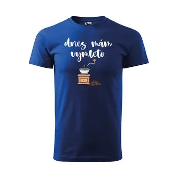 Pánské tričko Tričko s potiskem Dnes mám vymleto: modré 4XL