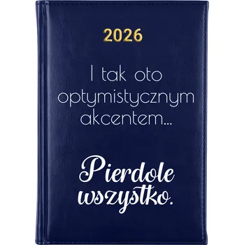 Kalendář Knižní kalendář 2026 A5 modrý