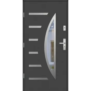 Vchodové dveře KMT Vchodové dveře KMT 54 PLUS Silver 11s5