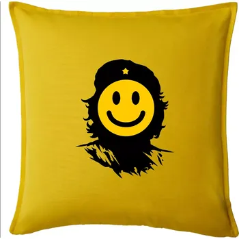 Polštář Che Smiley - Polštář 50x50 - 50x50 - Pouze potah ( Žlutá )