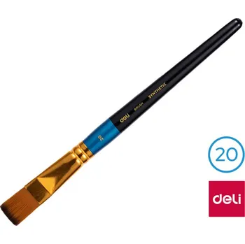 Umělecký štětec Štětec syntetický plochý č. 20 DELI