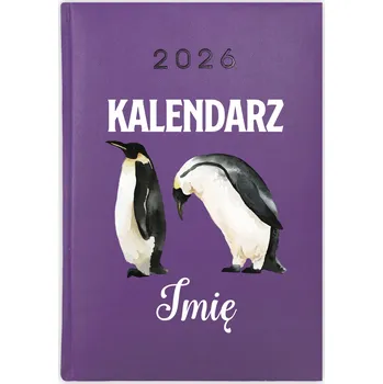 Kalendář Knižní kalendář 2026 A5 FunnyCase fialový