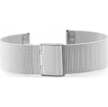 Hodinky Náramek 301S - pletený vzor HQ - stříbrný - 18 mm