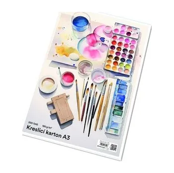 Výtvarný papír Papírny Brno - kreslící karton A3, 180 g/m2, 200 listů