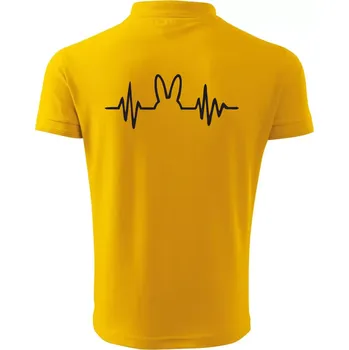 Pánská košile EKG zajíc - Polokošile pánská Pique Polo 203 - 3XL ( Žlutá )