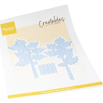 Řezačka papíru Marianne Design Větvičky cesmíny - vyřezávací kovové šablony Creatables (3ks)