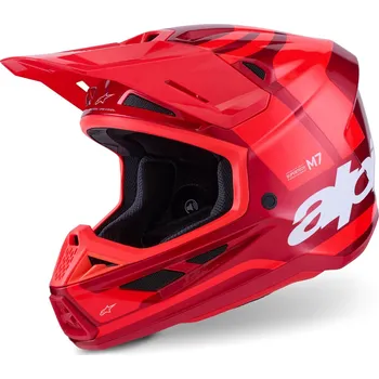 Helma na motorku ALPINESTARS přilba SUPERTECH S-M7 CORE červená 2026 - XS