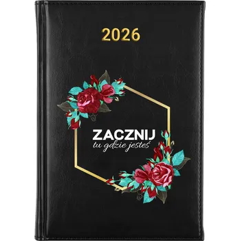 Kalendář Knižkový kalendář 2026 A5 černý