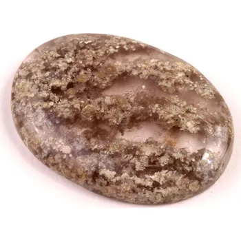 Přírodní kámen Kabošon Moss Quartz č.5606 (39x28x6mm)